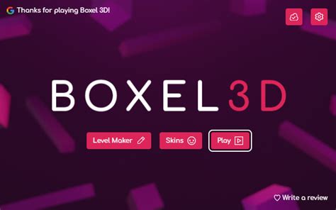 Master your jumping skills to conquer the most intense levels ever made Create and share your own designs by using the built-in. . Boxel 3d